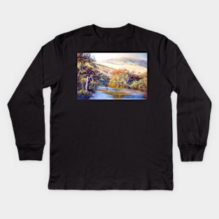 From Trawool Bridge Kids Long Sleeve T-Shirt